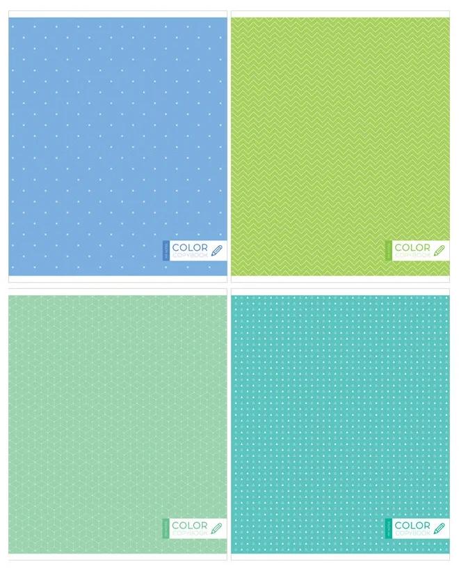 Тетрадь 96л Monocolor 11119 клетка BG