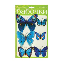 Бабочки декоративные 2-139 ассорти /Альт/