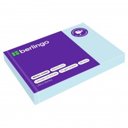 Блок липкий 75*100 39502 голубой Berlingo