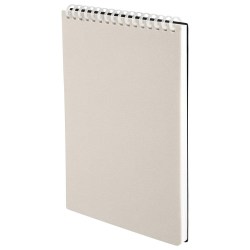 Блокнот А5 117559 80л. бежевый пластик.обложка Brauberg