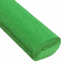 Бумага поделочная 50*250 см зеленая