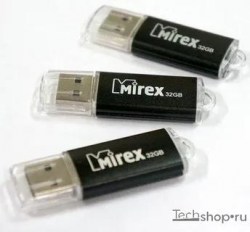 Флэш-диск MIREX UNIT BLACK 32GB  13600-FMUUND32