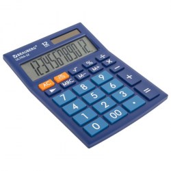 Калькулятор Brauberg ULTRA -12-BU синий 250492