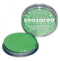 Краска д/лица и тела 18 мл блестящая зеленая Snazaroo