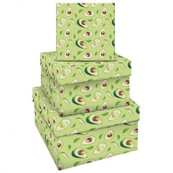 Набор квадратных коробок 3 в1 MS_46581 Avocado