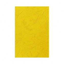 Обложки Дельта А4 желтые, картон 100 шт 230гр.