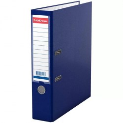 Папка-файл 50мм ЕК718/196 синяя разборная с карманом