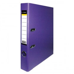 Папка-файл 50мм фиолетовая с карманом inФормат