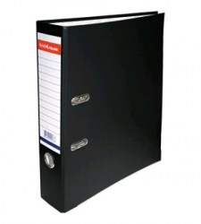 Папка-файл 70мм ЕК706/202 черная разборная с карманом