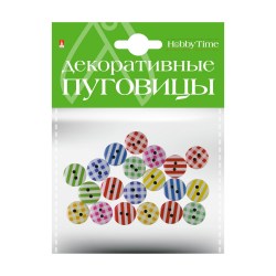 Пуговицы декоративные 2-179/03 клетка /Альт/
