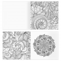 Раскраска - релакс Узоры 63515 Три совы