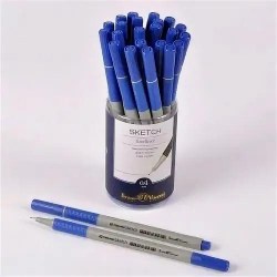 Ручка капиллярная 36-0002 синяя BrunoVisconti