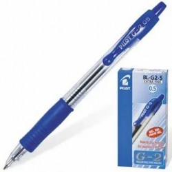 Ручка Pilot BL-G2-5 гелевая 0.5 мм синяя