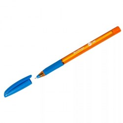 Ручка синяя 07130 0,7мм светло-синяя трехгран. Berlingo