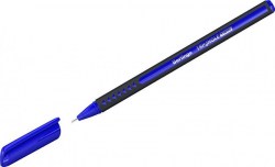 Ручка синяя 07283 0,7мм стерж.игольч. трехгран. Berlingo