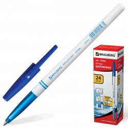 Ручка синяя 140662 Офис 1мм  Brauberg