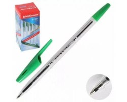 Ручка зеленая ЕК43187 1мм шарик.