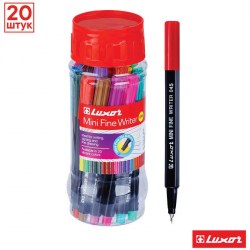 Ручки 20цв. 15300/20 цветные 0,4мм Luxor