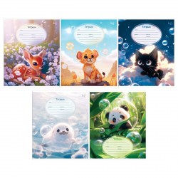 Тетрадь 18л. клетка 47278 Bubble BG