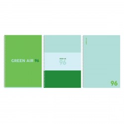 Тетрадь 96л  А4 Green air клетка на пружине 11925 BG