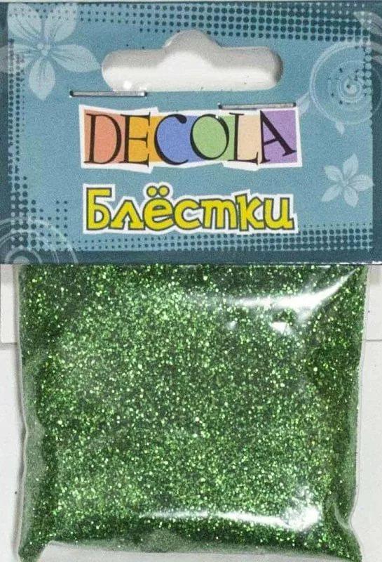 Блестки декоративные 20гр. в ассортименте DECOLA