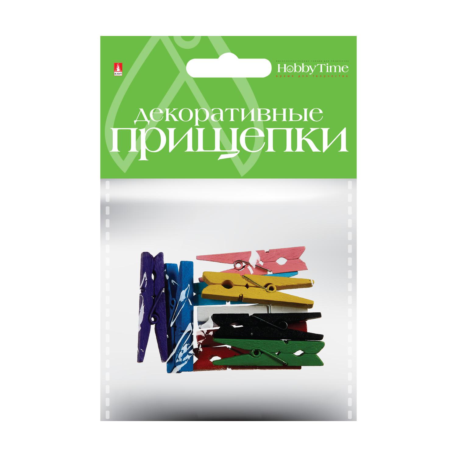 Прищепки декоративные 2-360 ассорти /Альт/