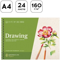 Альбом 24л Botanical. Peony 160гр 36881 GWLine