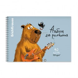 Альбом 40л ЕК61522 Happy Capy на пружине