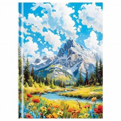 Бизнес-блокнот А4 64778 Природа клетка тверд.обложка BG