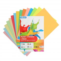 Бумага А-4 MIX 15цв. 80г/м 150л 57343 OfficeSpace