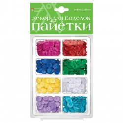 Декор для поделок Пайетки 2-412-418 ассорти /Альт/