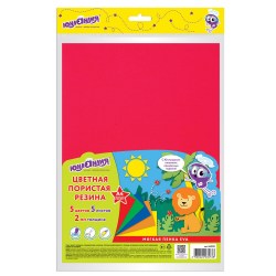 Фетр цветной 5л.5цв 662049 2мм Юнландия