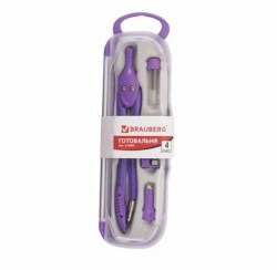 Готовальня  4 предмета 210664 Brauberg