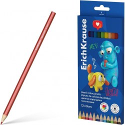 Карандаши 12цв. ЕК61798 Jolly Friends пластиковые