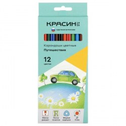 Карандаши 12цв. Путешествия КР-120800 Красин