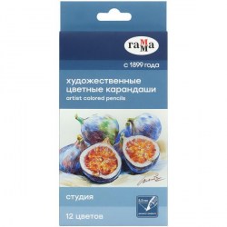 Карандаши 12цв. Студия 100822_12 Гамма