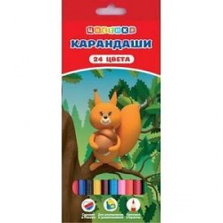 Карандаши 24цв. Цветик двухсторонние 3741435