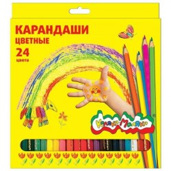 Карандаши 24цв. Каляка-Маляка КТКМ24 трехгран.