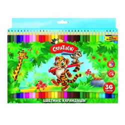 Карандаши 36цв. Creativiki КЦ36КР