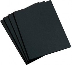 Картон А4 черный 10л. 180гр 38004 ArtSpace
