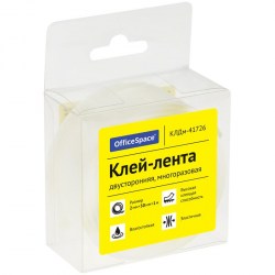 Клей - лента двусторон. многоразовая 30мм*1м 41726 Office Space