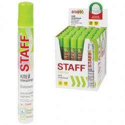 Клей канц. 50 мл 228408 STAFF 