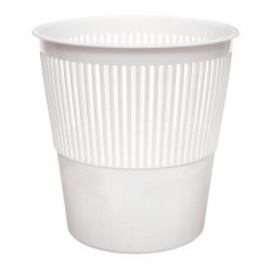 Корзина дбумаг КР-31567 9л.белая /Стамм/