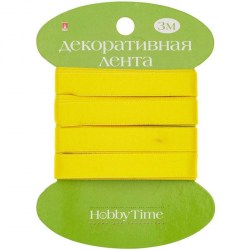 Лента декоративная 15мм 3м 2-615 ассорти АЛЬТ