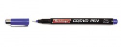 Маркер CD-PEN перм. синий 0,5мм PM6433 Berlingo