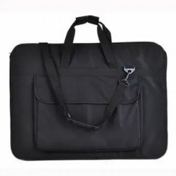 Папка А2 на молнии черная с карманом 195027 Малевичъ