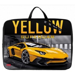 Папка А3 на молнии 95066 Yellow Super car /Хатбер/