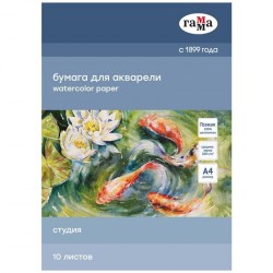Папка д/акварели А-3 Студия 10л. 200гр 30С03F710W Гамма