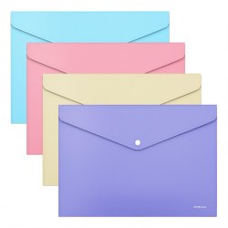 Папка на кнопке А4 ЕК52916 Pastel