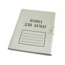 Папка на завязках ДЕЛО мелованный ассорти